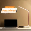 Đèn học để bàn Màu hồng nữ tính 5 mức điều chỉnh ánh sáng 5 Loại ánh sáng khác nhau điều khiển bằng ứng