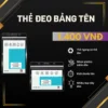 [Combo 30 - 20 -10 ]Bảng phù hiệu, bảng tên học sinh, sinh viên - Dạng dọc và Ngang nhiều kích thươc