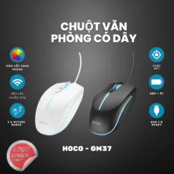 Chuột Có Dây Hoco GM37 - Chuột Văn Phòng Sang Trọng
