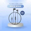 Tai Nghe Có Dây Hoco, Có Nút Đệm Chống Đau Tai, Dây Dài 1.2m, Micro Đàm Thoại, Jack 3.5mm