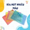 combo 12 Bìa Nút Đựng Tài Liệu Myclear F4 Nhiều Màu Sắc Tùy Chọn