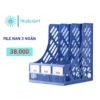 Kệ đựng tài liệu để bàn a4 văn phòng phẩm 3 ngăn - File Nan 3 Ngăn