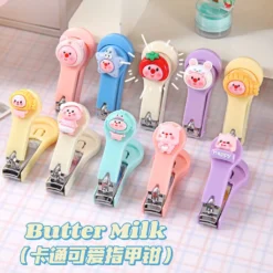 Bấm Móng Tay Gắn Charm Hoạt Hình Siêu Cute Gấp Gọn Nhiều Màu