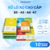 Sổ Lò Xo Văn Phòng Cao Cấp Uni PLus Kích Thước A4 B5 A5 A6 A7 - 200 Trang/100 Trang
